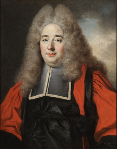 Nicolas de Largillierre (1656-1746) Portrait du marquis de Rosanbo - Tableaux et dessins Style Louis XIV