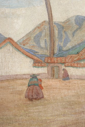 Camilo Blas (1903-1985) Paysage des Andes - « Paisaje Andino » - Galerie de Frise