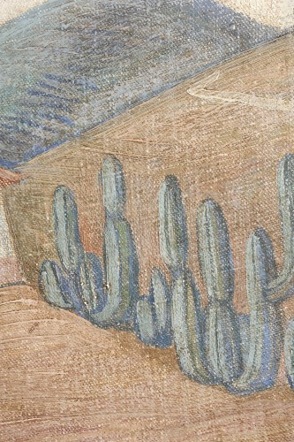 XXe siècle - Camilo Blas (1903-1985) Paysage des Andes - « Paisaje Andino »