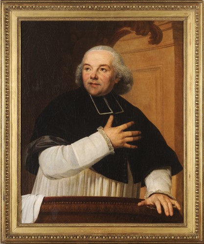 Claude-François Petit de Villeneuve (1764–1820) – Portrait of a Priest Delivering a Sermon
