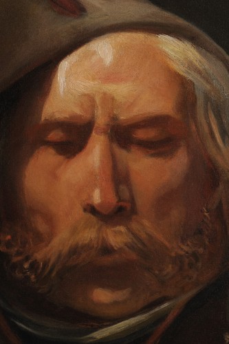 Léon Cogniet (1794-1880) Portrait d'un garde préparatoire au plafond du Louvre - Galerie de Frise
