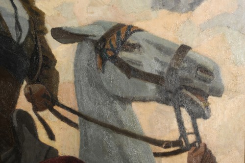 Pierre Ladureau (1882-1974) Les picadors Corrida Tauromachie - Tableaux et dessins Style Art Déco