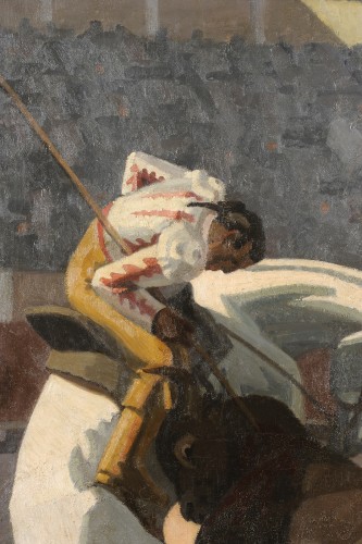 Pierre Ladureau (1882-1974) Les picadors Corrida Tauromachie - Art Déco