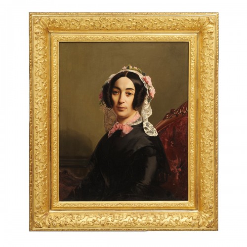 Portrait de Mme de Courson - Edmé-Adolphe Fontaine (1814-1883)