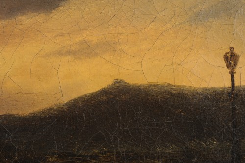 XIXe siècle - Jules Coignet (1798-1860) - Vue de Bagatelle