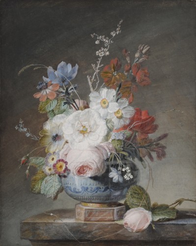 Jean-Louis Prevost (1745-1827) - Vase de fleurs