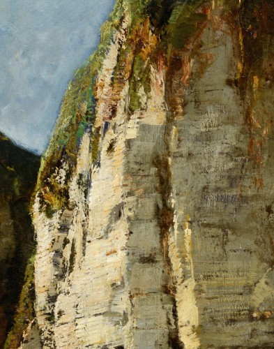 Alexandre Defaux (1826–1900) - Yport, la falaise d’Amont Normandie - Galerie de Frise