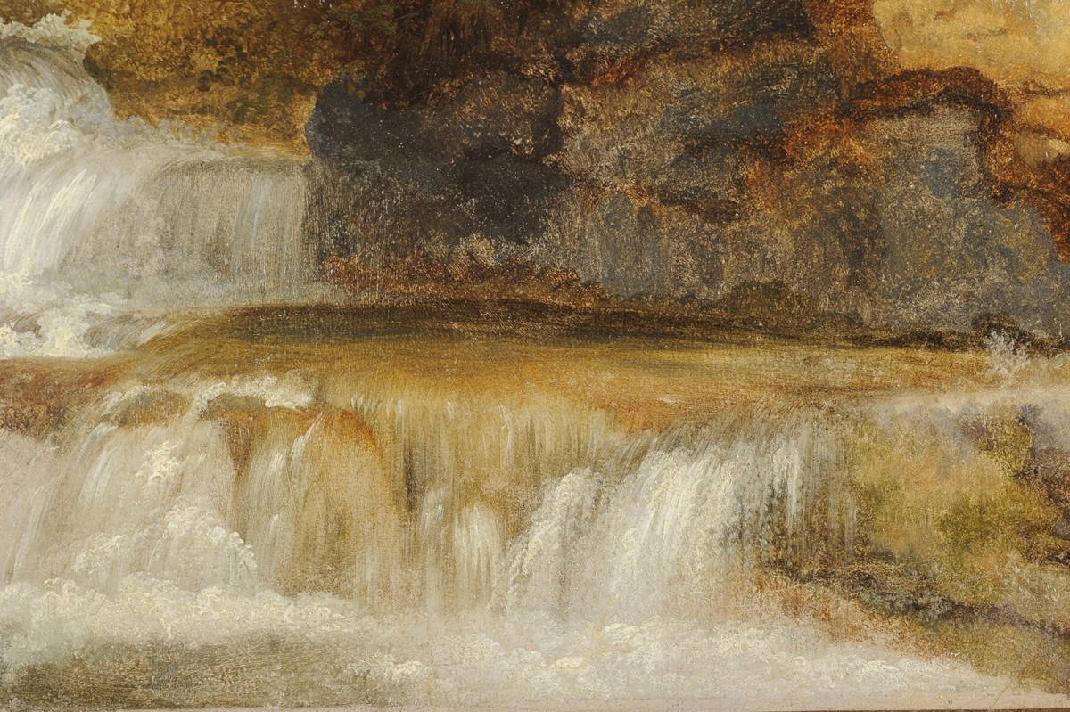 Augustus Wallis (17611847) Etude de cascade XIXe siècle N