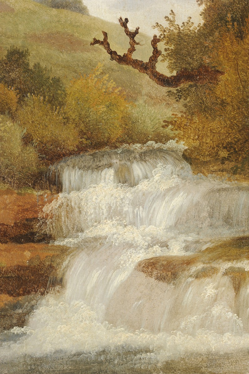 Augustus Wallis (17611847) Etude de cascade XIXe siècle N