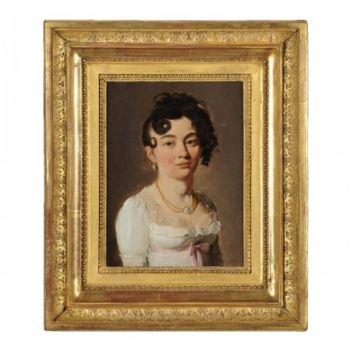 Louis-Léopold BOILLY (1761-1845) - Portrait de jeune femme
