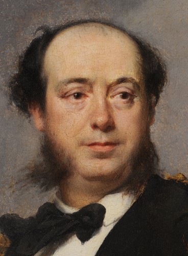 19th century - Tony Robert-Fleury (1837-1911) - Portrait of a naval captain