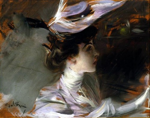 Tableaux et dessins Dessin, Aquarelle & Pastel - Giovanni Boldini (1842-1931) - Nu de dos, portrait présumé de Lina Cavalieri