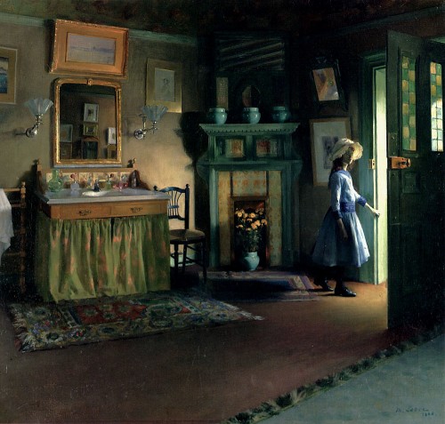 Maurice Lobre (1862-1951) - Le goûter, 1888 - Galerie de Frise