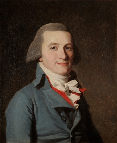 Att. à Henry-J François (1746-1812) - Portrait de Conventionnel