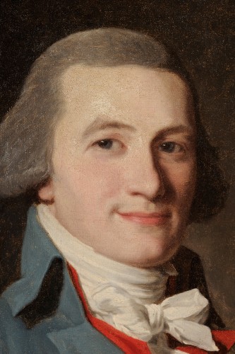 Att. à Henry-J François (1746-1812) - Portrait de Conventionnel - Galerie de Frise