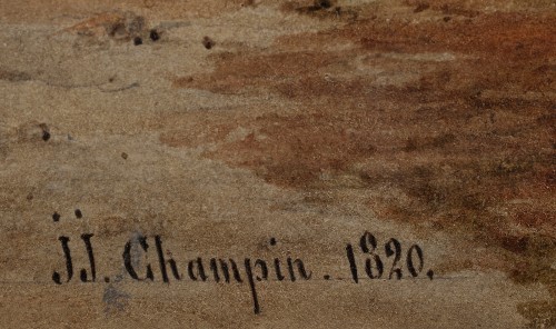Antiquités - Jean-Jacques Champin (1796-1860) - William Wallace remerciant le ciel