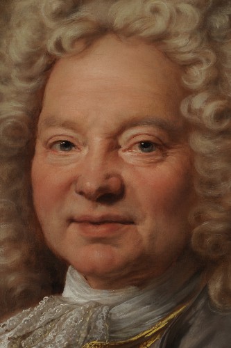 Tableaux et dessins Tableaux XVIIIe siècle - Joseph Vivien, attribué à (1657-1734) - Portrait d’homme