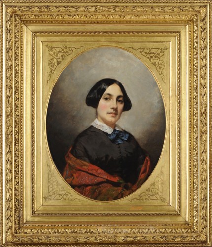 Ange Tissier (1814-1876) - Portrait de jeune femme