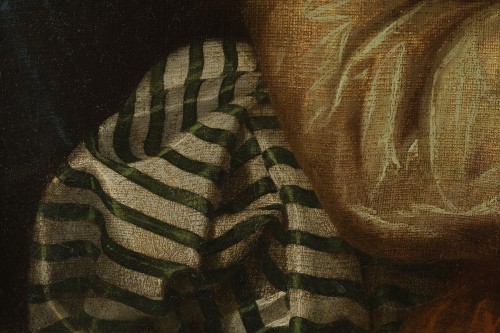 XVIIIe siècle - Louis-Michel van Loo (1707-1771) - Portrait de femme en sainte Cécile
