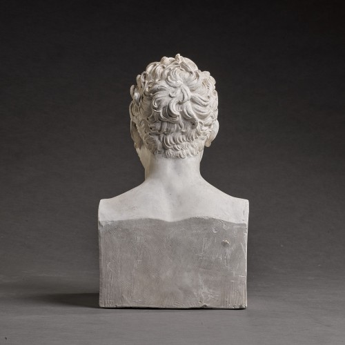 Sculpture  - Bust &quot;in Hermes&quot; of General Cambronne - Attributed to Etienne-Édouard Suc (1802-1855)