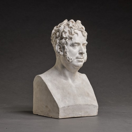 Antiquités - Bust &quot;in Hermes&quot; of General Cambronne - Attributed to Etienne-Édouard Suc (1802-1855)