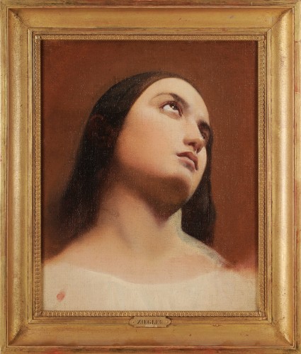 XIXe siècle - Jules-Claude Ziegler (1804-1856) - Etude pour l'église de la Madeleine