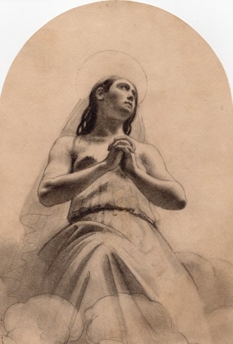 Louis-Philippe - Jules-Claude Ziegler (1804-1856) - Etude pour l'église de la Madeleine