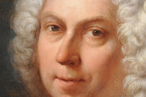 XVIIIe siècle - Attribué à Dumont le Romain (1701-1781) - Portrait d'homme en armure
