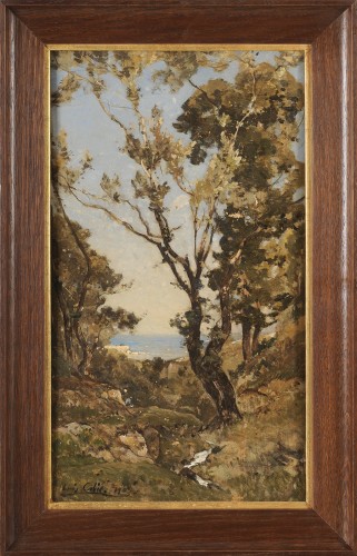 Louis Cabié (1853-1939) - Saint-Pierre Point in Noirmoutier - Paintings & Drawings Style Art nouveau