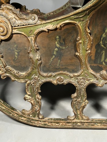 Snow sled decorated with Martin varnish around 1750 - Louis XV