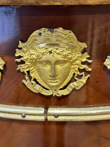 Furniture  - Mahogany and gilt bronze somno, Paris Empire