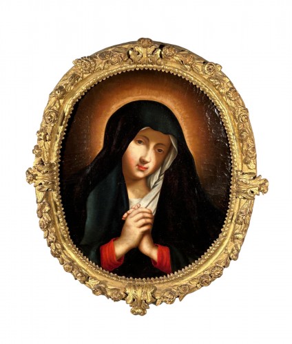 Virgin in prayer after Sassoferato, Provence 17th century