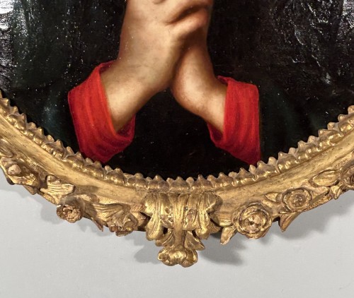 17th century - Virgin in prayer after Sassoferato, Provence 17th century