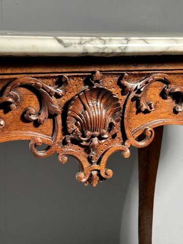  Game table attributable to Pierre Hache, Grenoble around 1730 - Furniture Style Louis XV
