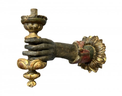 Paire de bras de lumières, époque Louis XIII