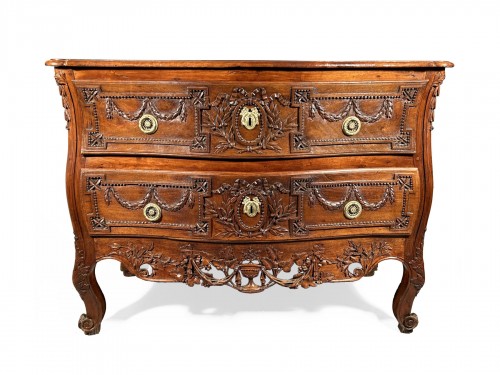 Commode provençale en noyer, Pierre Pillot à Nîmes vers 1775