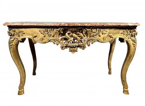 Table à gibier en bois doré, Languedoc vers 1740