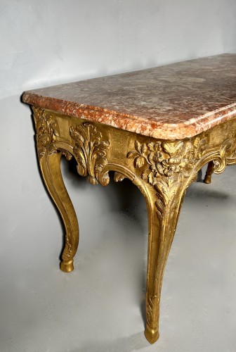Table à gibier en bois doré, Languedoc vers 1740 - Louis XV