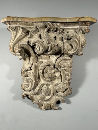 Mobilier Console - Grande console d’applique d’époque Louis XV