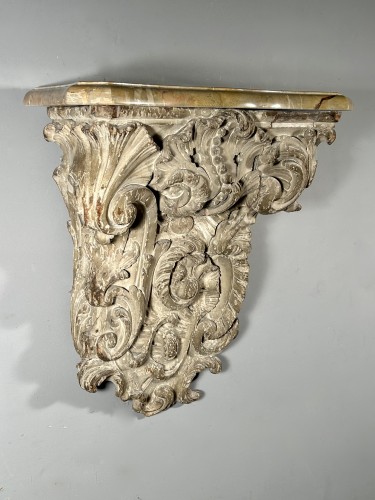 XVIIIe siècle - Grande console d’applique d’époque Louis XV