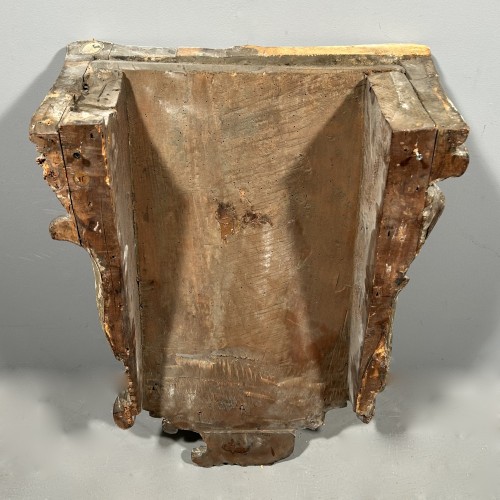 Antiquités - Grande console d’applique d’époque Louis XV