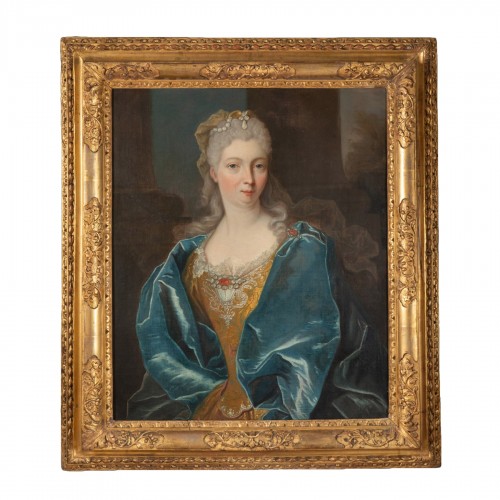 Portrait d’une dame issue de la noblesse, Paris vers 1730 