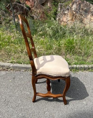 18th century - Series of eight chairs attributable to Nogaret, Lyon Louis XV period around