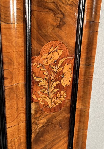 XVIIIe siècle - Miroir en marqueterie de bois indigènes, Toulouse époque Louis XIV