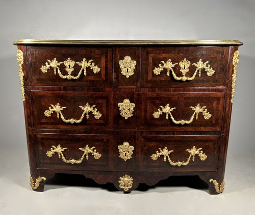 Louis XIV - Commode en bois de violette, Paris fin de l’époque Louis XIV