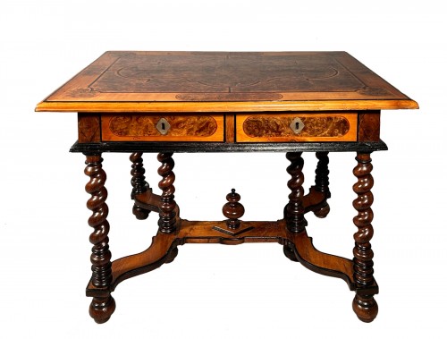 Marquetry desk table, Languedoc Louis XIV period