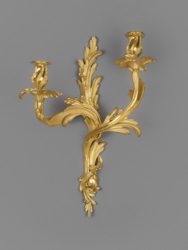 Lighting  - Pair of large rococo sconces, circa 1850