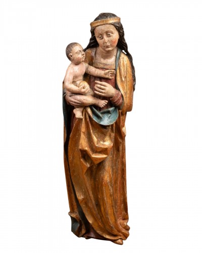 Virgin and Child attributed to the workshop of Niklaus Weckmann, Ulm, circa