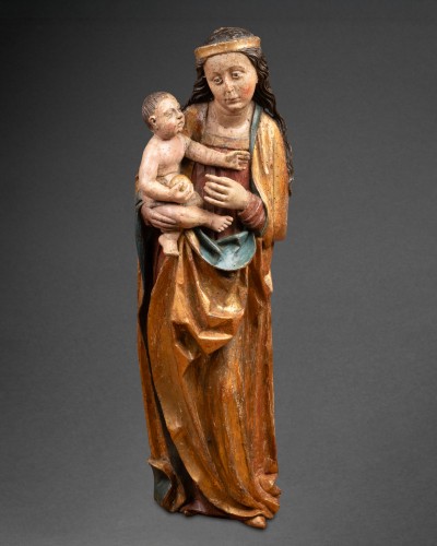 Virgin and Child attributed to the workshop of Niklaus Weckmann, Ulm, circa - 