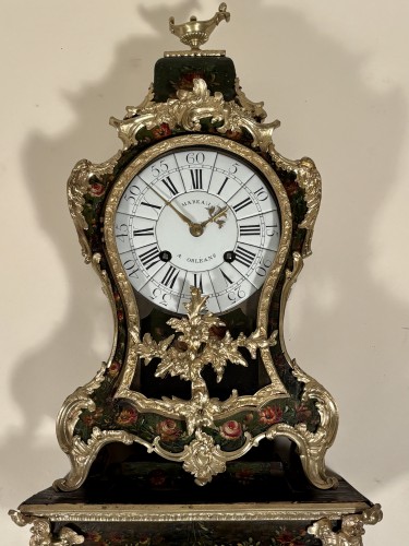 Petit cartel d’alcôve au vernis martin, Paris époque Louis vers 1765 - Louis XV